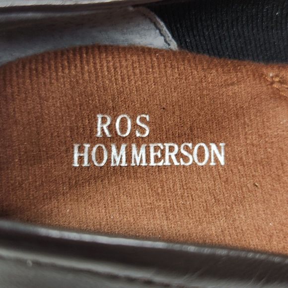 Ros Hommerson Tao Shoe Brown Leather Suede Bow Women's 8M Low 1.5" Heel Wedge - Picture 9 of 16